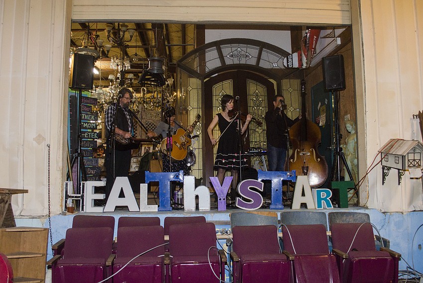 Passerine performed at the fundraiser.