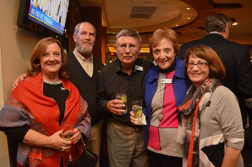 Bonnie McIntyre, Bill Noonan, Lew and Janet Solomon and Susan Cohen