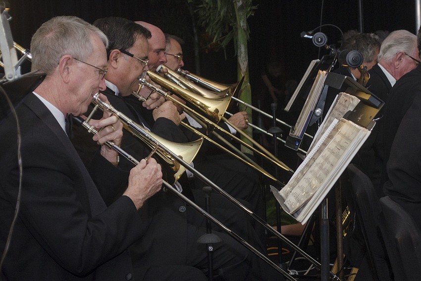 Tomkats Jazz Orchestra played during the event.