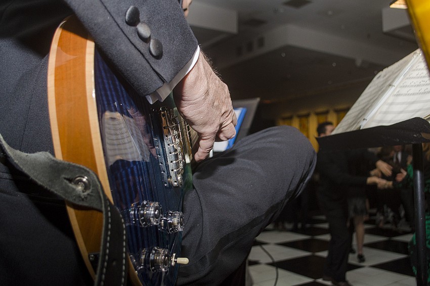 Tomkats Jazz Orchestra played during the event.
