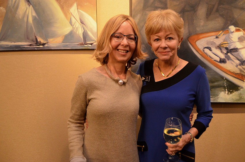 Sue Ghezzi and Commodore Lynn Smith