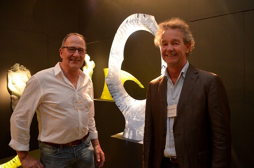Artists Wilfred Grootens and Peter Bremers