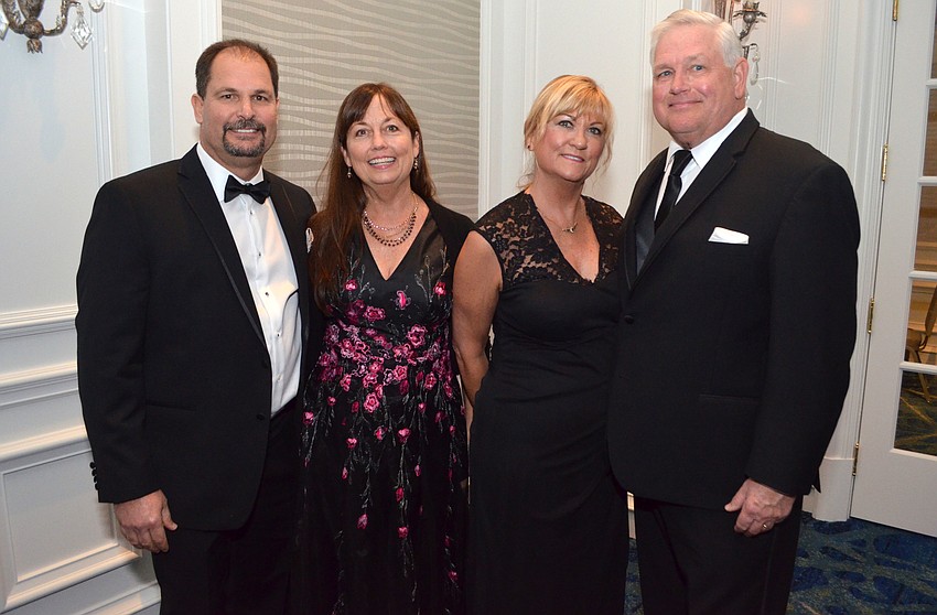 Steve and Sandy Anderson with Kristin and Greg Elwell