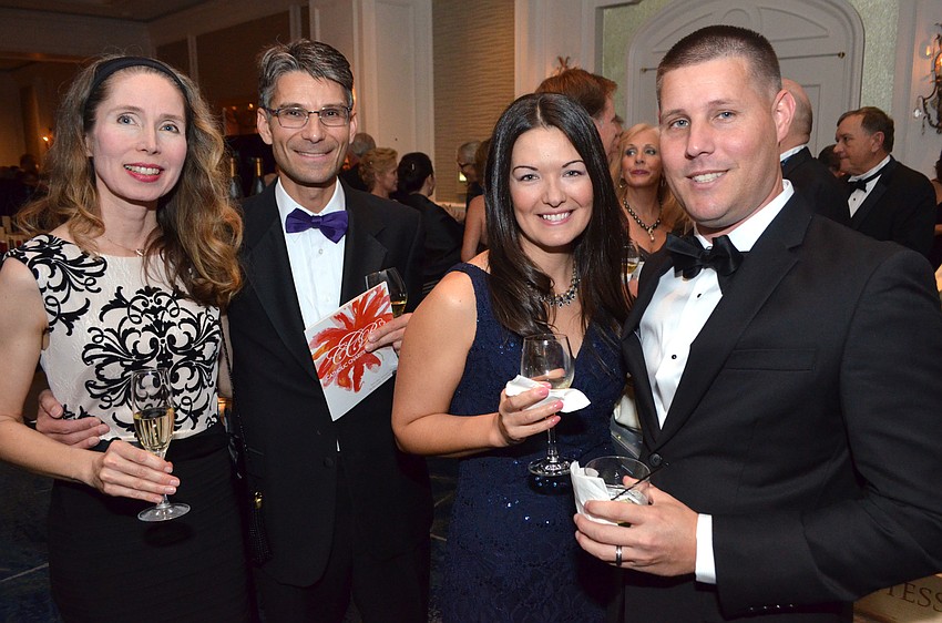 Julie and Guy Scheiwiller with Jana and Eric Troyer