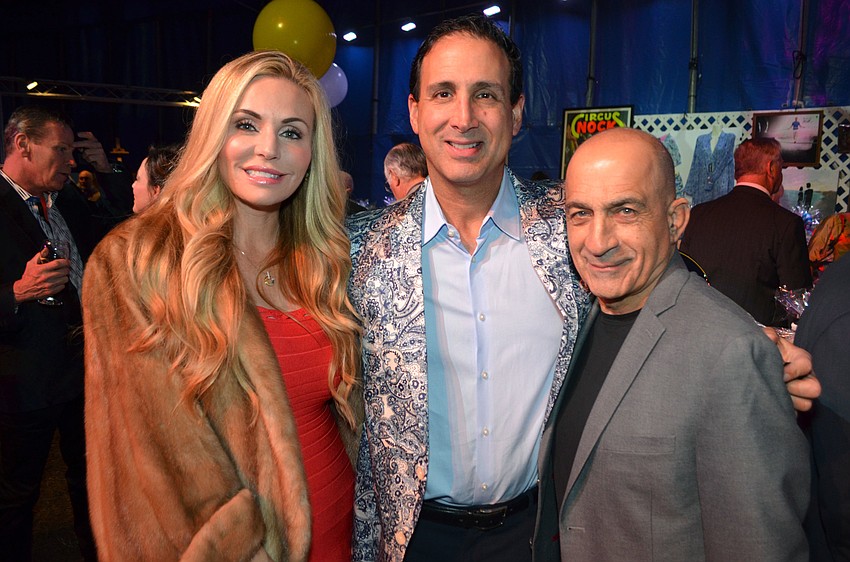 Melissa and Ian Howard with Moshe Nov