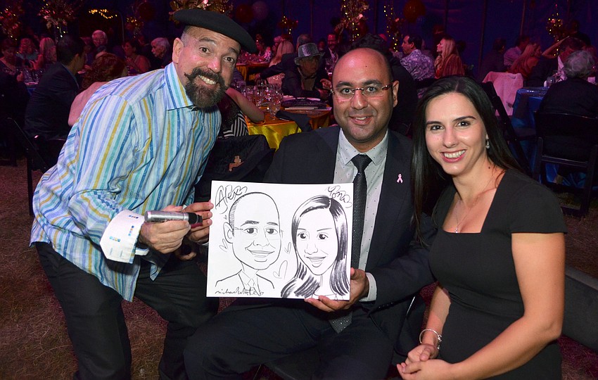 Michael James White with Alex and Yona Elshimy