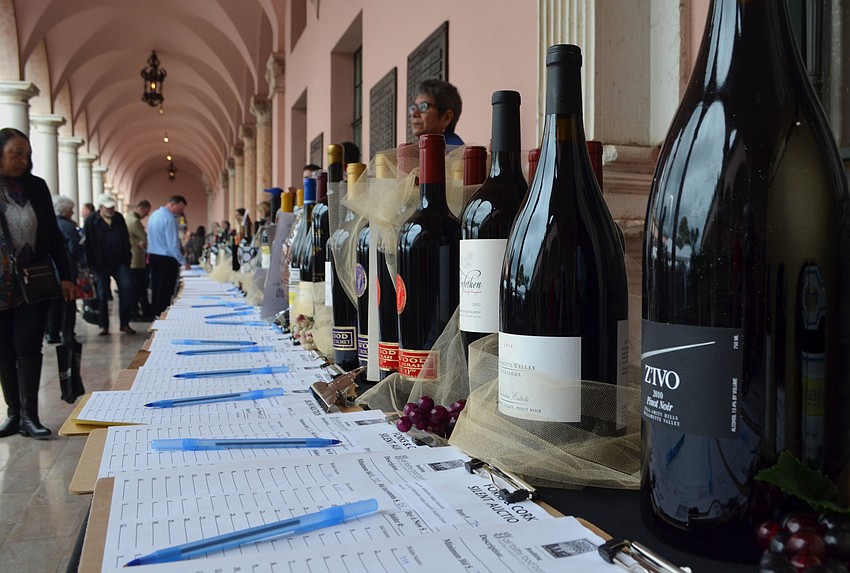The Forks & Corks Food and Wine Festival Grand Tasting featured several wines in the silent auction.