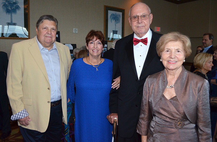 Robert and Sandra Endres with Arnold Simonsen and Ronda Montminy