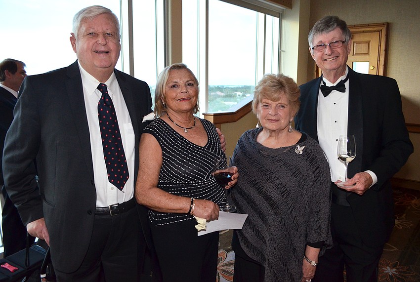 Barry and Marliese Black with Martha and Gene Miller