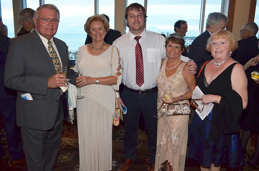 Fred and Betty Jo Haas, Brian Cooper, Carol Peschel and Barbara Weech