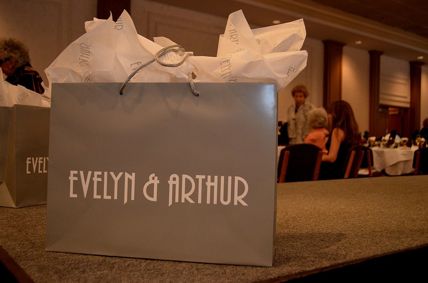 Evelyn & Arthur clothing was modeled during the fashion show.