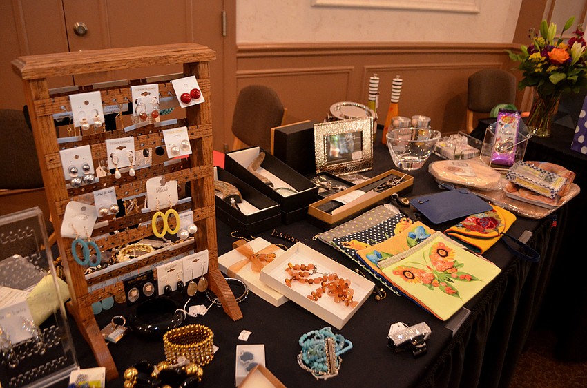 Items from Temple Beth Israel’s gift shop were available for purchase at the fashion show.