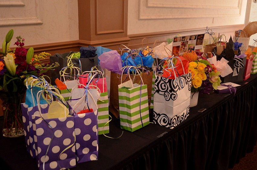 Items from local restaurants and shops served as raffle items.