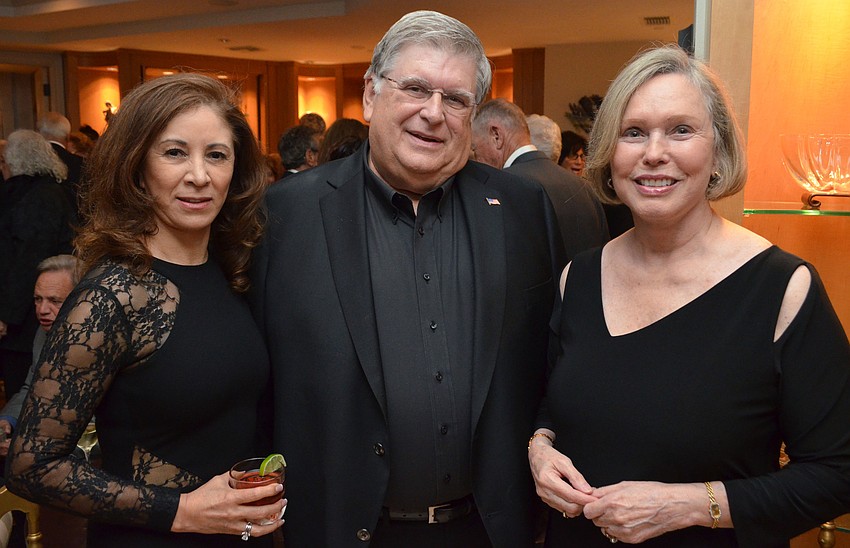 Tere Reis, George Kole and Co-Host Judith Hofmann