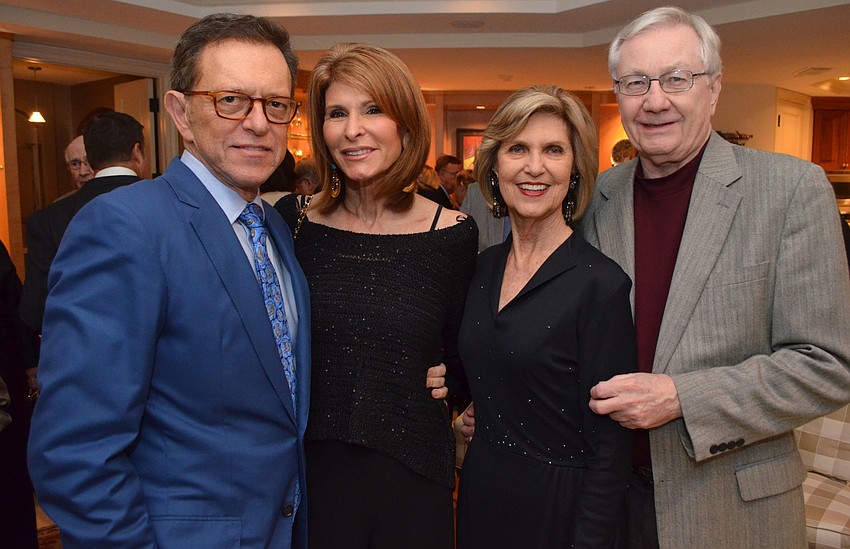 Dr. Russell and Susan Samson with Myrna and Dr. John Welch
