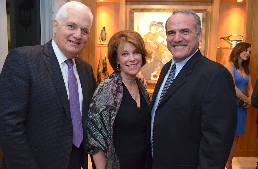 Peter and Sandy Heckman with Norm Boucher