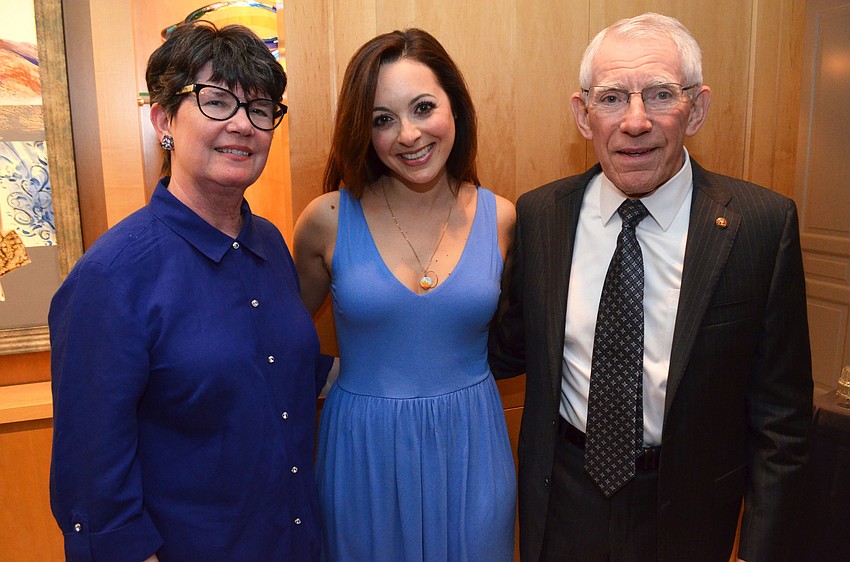 Angel Hissom, Christina DeCicco and Cocktail Hour Co-Host George Hofmann