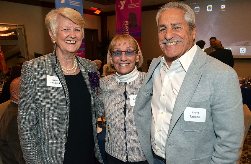 Nola Hietbrink with Barbara and Fred Jacobs
