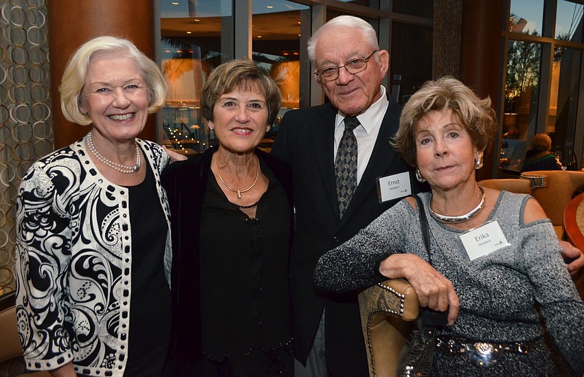 Renate Eberbach, Gabriele Robinson and Ernst and Erika Waldeck