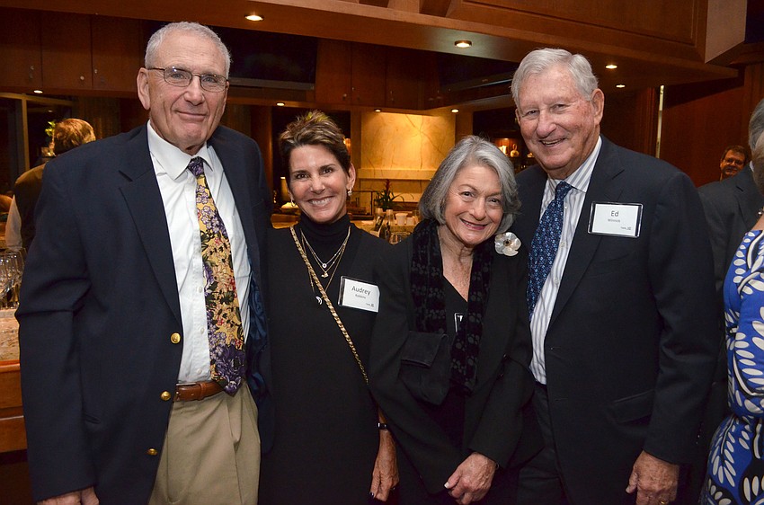 Harry Leopold, Audrey Robbins and Mary Lou and Ed Winnick