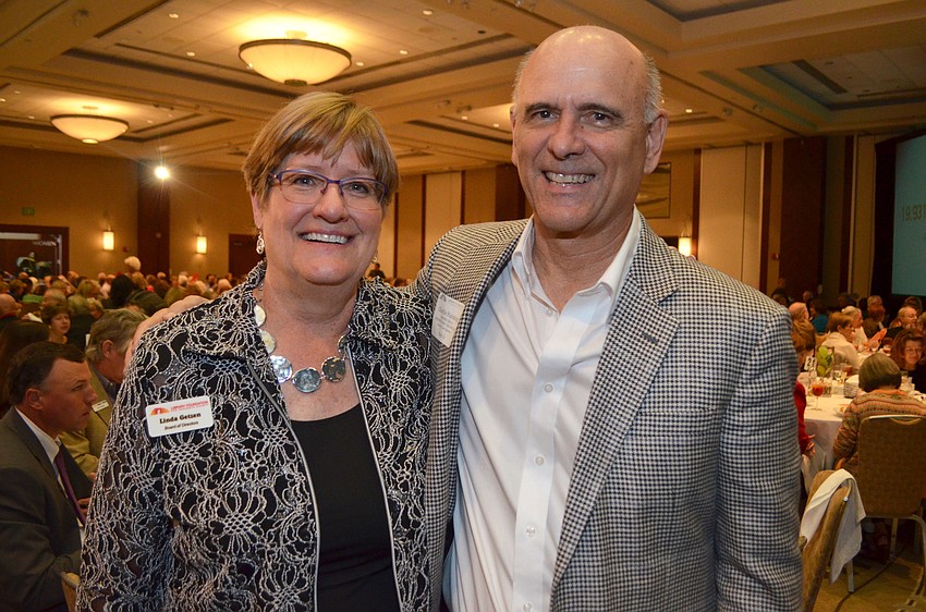 Library Foundation for Sarasota County President Linda Getzen and Charlie Huisking