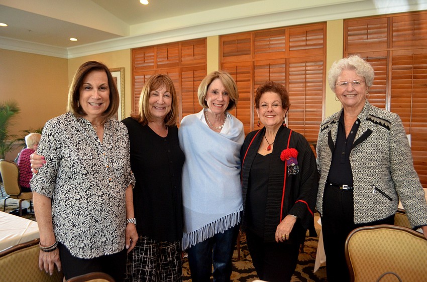 Debbie Margolis, Sunny Pervil, Beth Hocherman, Pat Baer and Sue Coyne