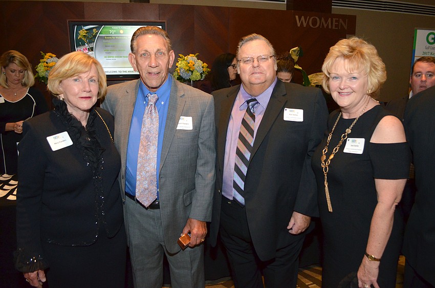 Mary and Honoree Robert Flanders with Rich and Debbie Stehle