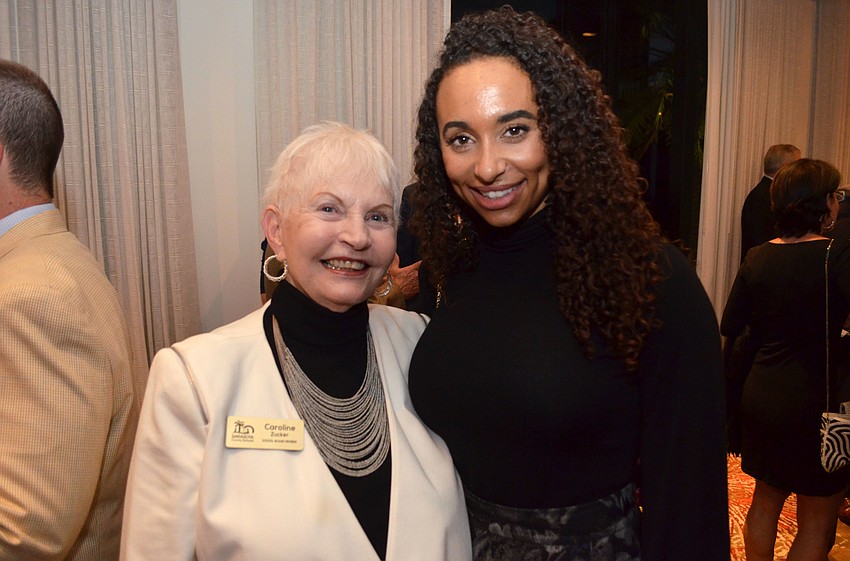 Caroline Zucker, Sarasota County School Board chairwoman, and Ivory Crofoot