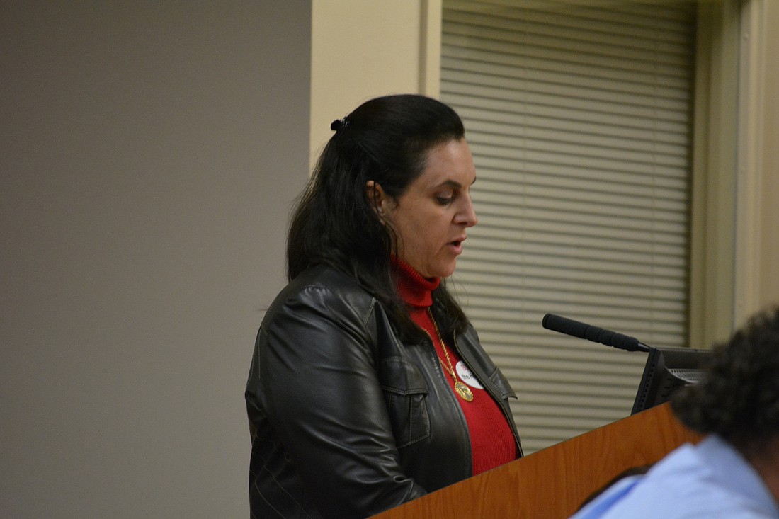 Panther Ridge resident Daniella Drillman spoke against the project.