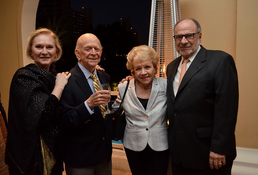 Jean Volpe, Bud and Betty Shapiro and Sarasota Ballet Executive Director Joseph Volpe