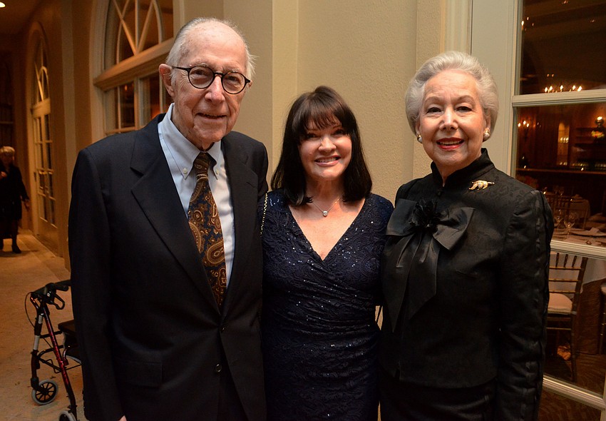 Jerome Goldstein, Martha Harrison and Sydney Goldstein