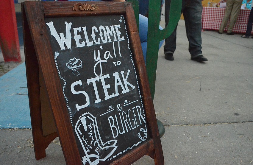 Guests at Steak and Burger were told to follow the dress code of “western casual” for the event at Lee Wetherington Club on Feb. 3.
