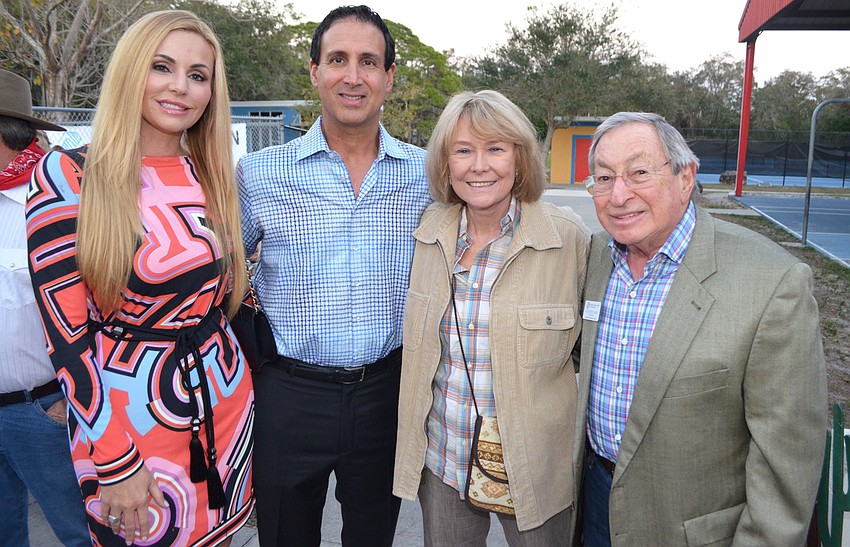 Melissa and Ian Howard with Pat and Robert Gussin