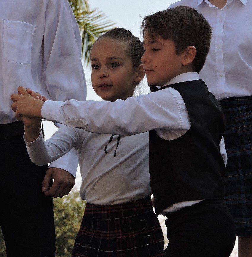 Sasha Chacheva and Alexander Spasov perform for the Premier Dance Studio.