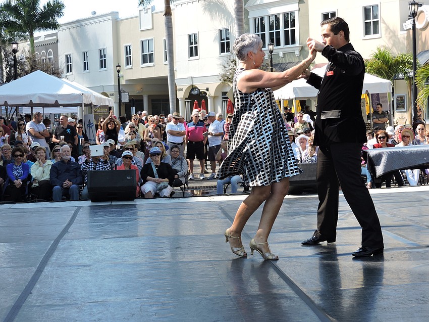 Rosemary Seto gets to take a whirl with Premier Dance Studio owner Maksim Spasov.