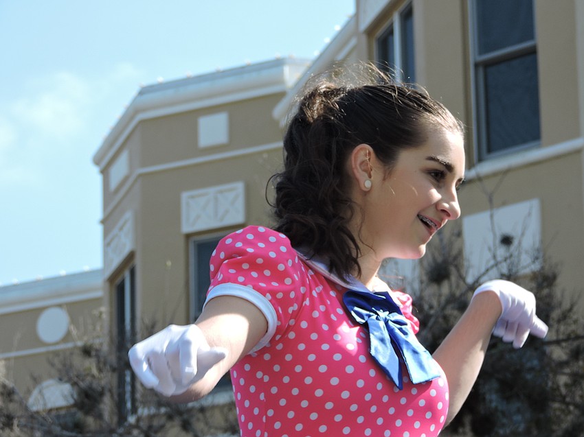 Simona Simeonova, 14, performs during Grand Ovation on Lakewood Main Street.