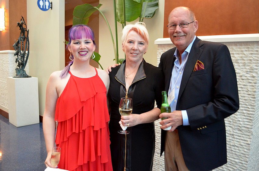 Audrey Alford and Julie and Kevin Bales, incoming St. Armands Residents Association president