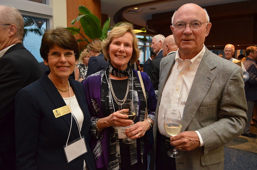 City Commissioner Susan Chapman and Carla and Dan Salmon