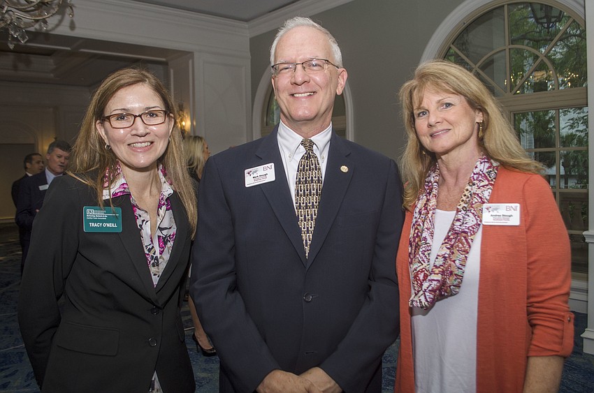 Tracy O’Neill, Mark Stough and Andrea Stough