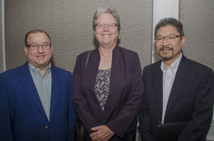 Joe Devore, Karen Bogues and Gordon Okawa