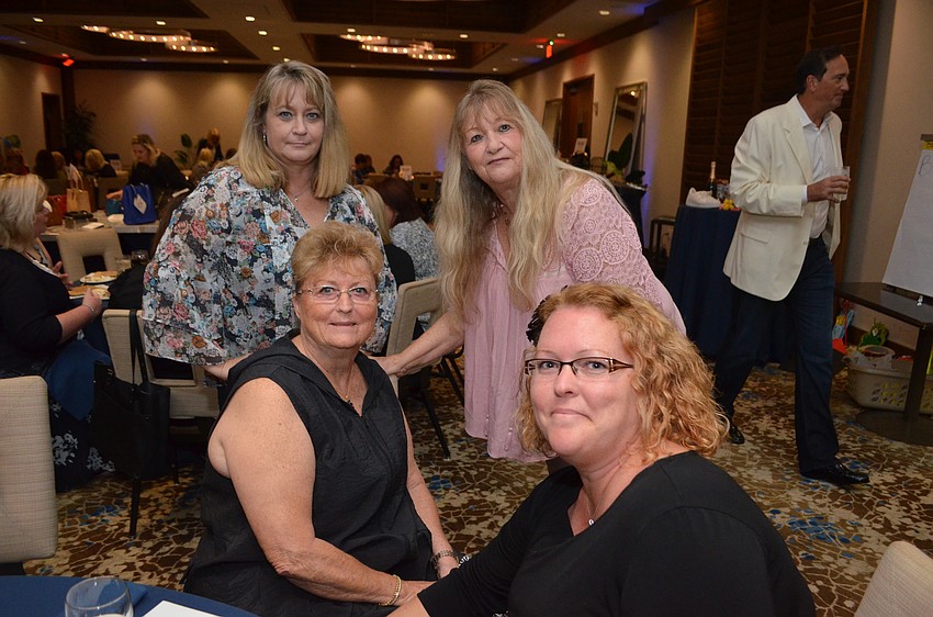 (Back) Lori Graham, Connie Gooden, (front) Lindy Smith and Carrie Collins