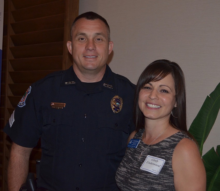 Sergeant Richie Schweiterman and Cindy Underwood