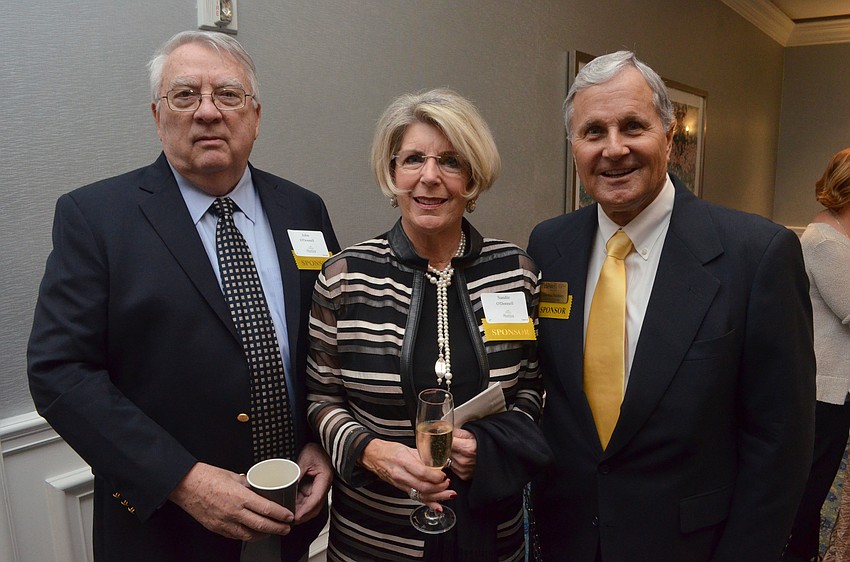 John and Sandie O’Donnell with Thomas Stuhley