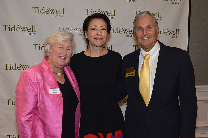 Chairwoman Cindy Stuhley, Ann Curry and Thomas Stuhley
