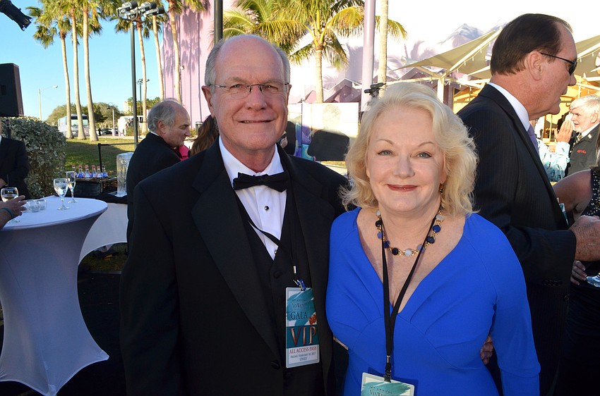 Richard and Monica Van Buskirk, president of the Van Wezel Foundation