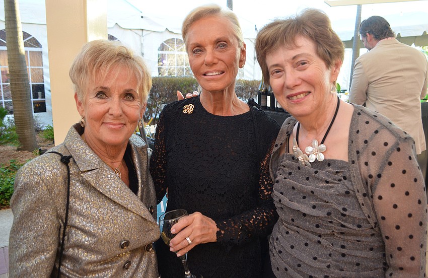 Bunny Skirboll, Faith Goldman and Hannah Weinberg