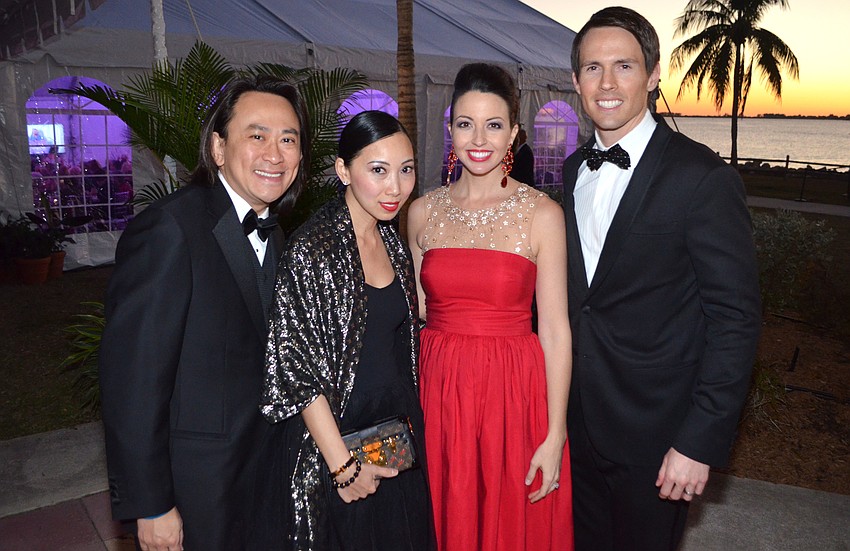 Tom and Linda Doan with Diana and Matt Buchanan