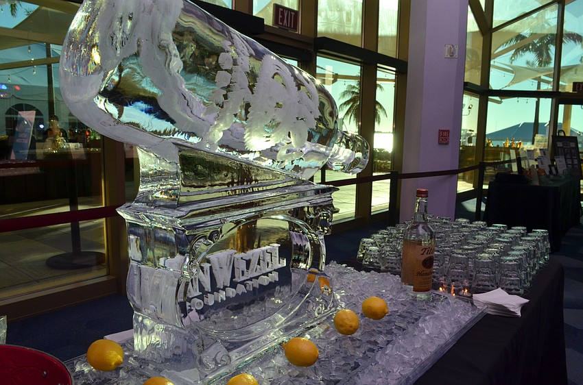 Guests at the 16th Annual Van Wezel Foundation Gala were greeted with a Tito’s vodka ice sculpture at the Van Wezel Performing Arts Hall on Feb. 12.