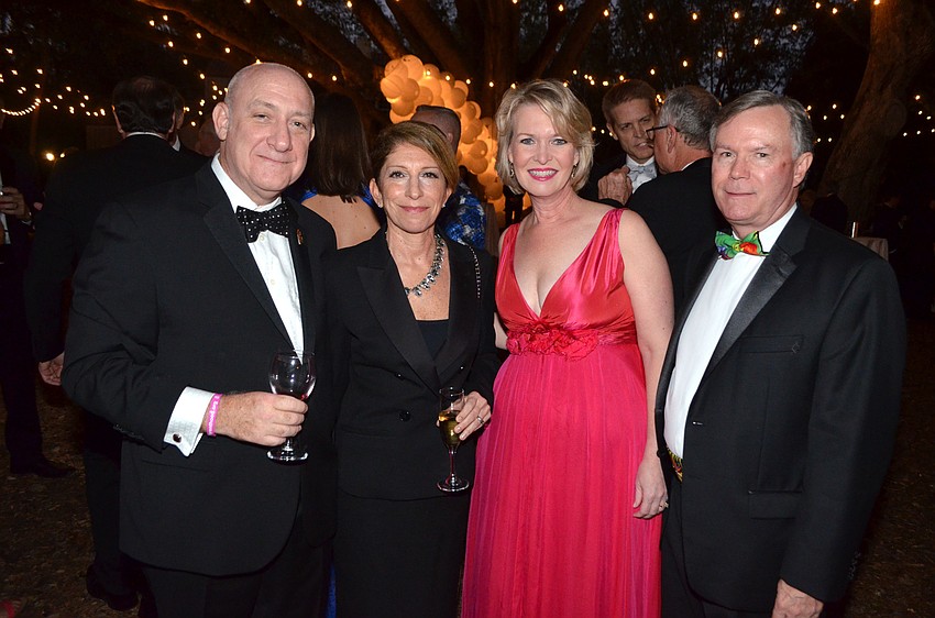 Dennis Rees, Felice Schulaner and Veronica and Jay Brady