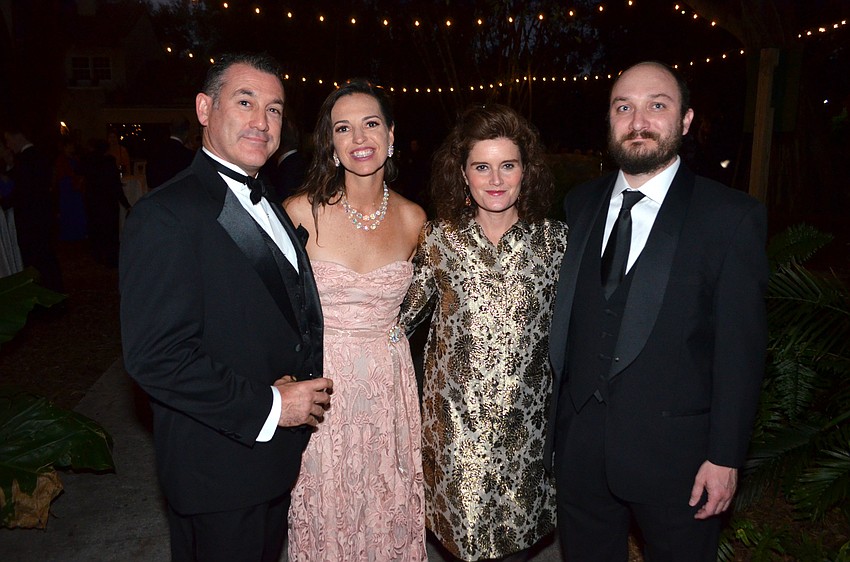 Daniel and Jeannie Perales with Sarah Cartwright and David Barry